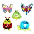 thumbnail image 2 of Balloon 50Pcs/Bag Theme Balloons Elastic Easy to Store Insects Series Cute Pattern Aluminium Balloons for Kids, 2 of 6