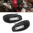 thumbnail image 5 of 10mm/0.4in Universal Motorcycle Hand Guard Wind Deflector Protector Fit for HondaBlack, 5 of 5