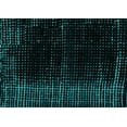 thumbnail image 1 of Ahgly Company Machine Washable Indoor Rectangle Abstract Turquoise Blue Modern Area Rugs, 3' x 5', 1 of 4