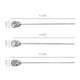 thumbnail image 3 of 30pcs Stainless Steel Skull Cocktail Picks for Drinks Reusable Toothpicks Fruit Sticks, 3 of 5