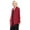Burgundy, variant on Women's Solid Casual Lightweight Long Sleeve Loose Fit Knit Sweater Cardigan