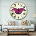 thumbnail image 4 of Designart Oversized Off-White Analog Round Country French Modern Wall Clocks, CLM31143-C23, 4 of 4