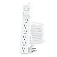 thumbnail image 2 of CyberPower B625 6-Outlet Surge Protector with 25' Cord, White, 2 of 7