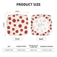 thumbnail image 5 of Bingfone Abstract Red Polka Dot Restaurant Chair Seat Covers,Removable Washable Chair Covers Protects, 5 of 8