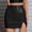 Black, variant on Skirts for Women Skirt Sleek Pure Color Short Length Tight Fit Slit Skirt for Women Black S