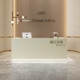 thumbnail image 3 of Commercial Conference Reception Desk Beauty Display Simple Cabinet Hotel Advisory Reception Desk Hotel Escritorio Furniture My Lux Decor Round, 3 of 7