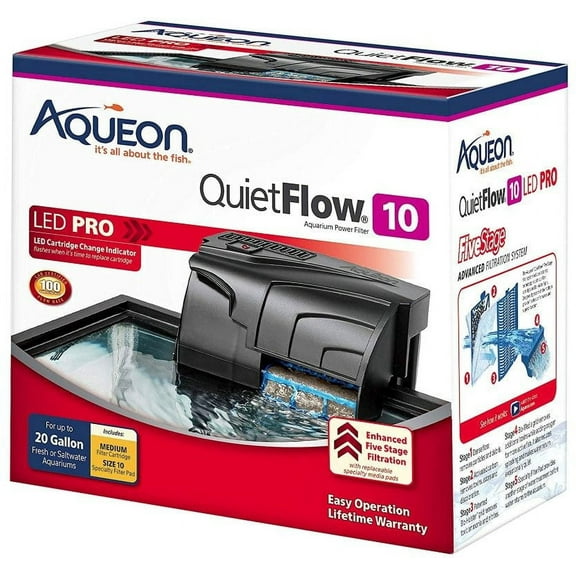 AQUEON QUIETFLOW 10 LED PRO POWER FILTER