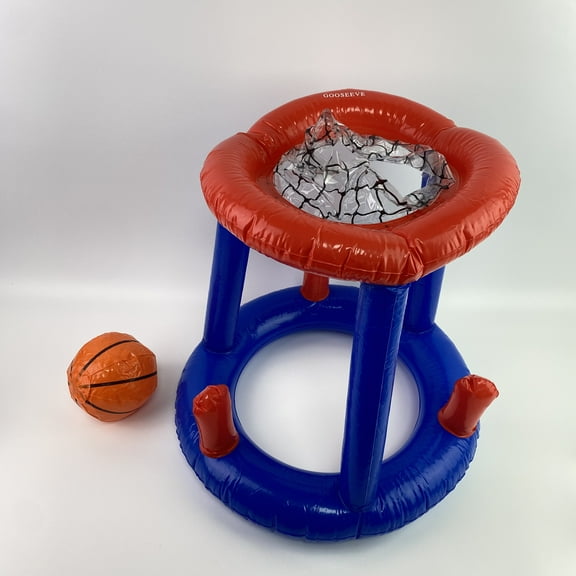 GOOSEEVE Inflatable pool toys,Pool Toys Games Set,Swimming Pool Basketball Circle Inflatable Cross Ring Throwing Game Family Swimming Pool Toys
