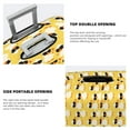 thumbnail image 5 of Daiia Cute Duck With Black Glasses Luggage Cover, Thickened Washable Travel Luggage Covers, Elastic Unique Baggage Covers for 18-20 inch Luggage-Medium, 5 of 9