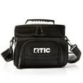 thumbnail image 3 of RTIC Day Cooler Bag 6 Can, Soft Sided Portable Insulated Cooling Bags for Lunch, Beach, Drink, Beverage, Travel, Camping, Picnic, for Men and Women, Black, 3 of 5