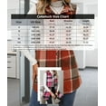 thumbnail image 3 of Cuteduck Womens Sleeveless Plaid Vest Wool Blazer Jackets Cardigan Outerwear Fall Winter Tops, 3 of 8