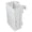 White, variant on Aquatic Plant Holder,Hanging Aquarium Plant Holder with Multiple Holes,Aquatic Plant Basket,Hook Hanging Planter,Plastic Aquarium Planter for Fish Tank Decoration and Hydroponic Use,White