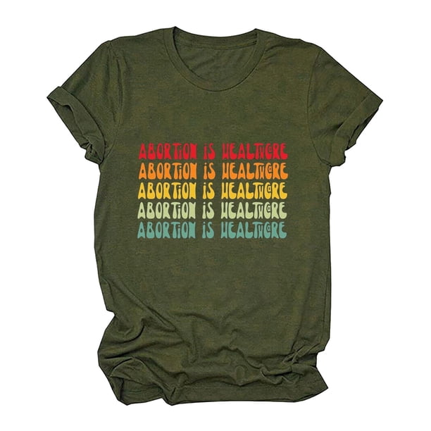 Pntutb - Camiseta de manga corta para mujer con estampado de letras informales Pntutb Pntutb-4857