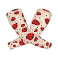 thumbnail image 2 of Bingfone Farmers Gardening Sleeves Sun Protection Arm Cooling Sleeves For Women Men With Thumb Hole - Red Ladybug, 2 of 8