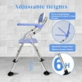 thumbnail image 4 of Shower Chair with Arms Foldable Heavy Duty Bath Chair for Senior, 4 of 7