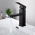 thumbnail image 3 of Grifo de baño negro de una sola manija, grifo de fregadero de baño de un solo agujero, Rv,11 Afortunado Sencillez, 3 of 5
