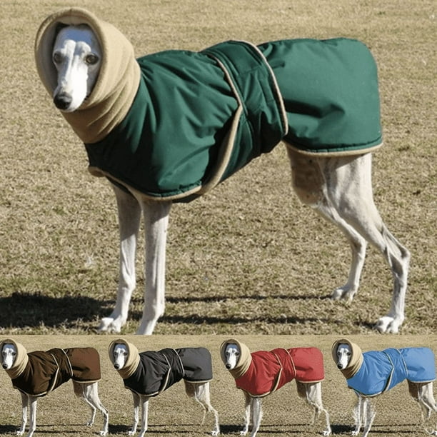 Traje de terciopelo cálido para perros con parche mágico a juego de colores, fácil de poner y quitar, traje multicolor para perros