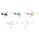 thumbnail image 2 of Sonducket Gafas de sol rectangulares con estilo, a prueba de rayos , alta definición, larga vida útil, gafas de sol para mujer, transparentes Lentes Marrón, 2 of 6