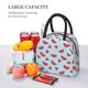 thumbnail image 5 of Balery Watermelon Bolsa de Almuerzo para Mujeres, Caja de Almuerzo, Bolsa de Almuerzo Pequeña Impermeable, Tote de Almuerzo Reutilizable con Gran Capacidad, 5 of 6