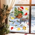 thumbnail image 1 of Pegatina de cristal para árbol de Navidad, para sala de estar, dormitorio, fondo de vacaciones, decoración, pegatina para ventana, 1 of 7