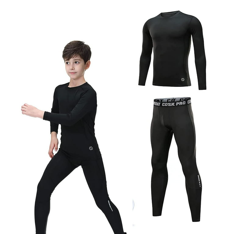 Kids Compression Pants Soccer Training Shirts Soccer Tights Walmart