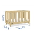 Delta Children Frankie 4in1 Convertible Crib Greenguard Gold Certified, Natural Pine
