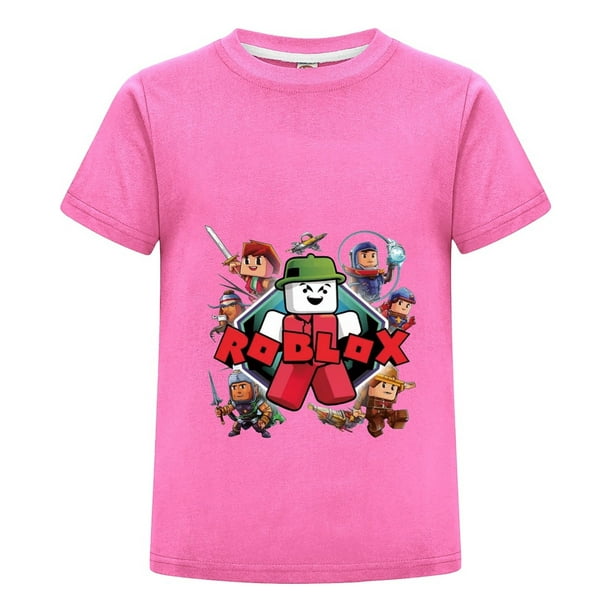 Ropa Gamer Infantil Roblox, Camiseta de Niño con Estilo Divertido, Playera de Algodón Suave, Ideal para Cumpleaños