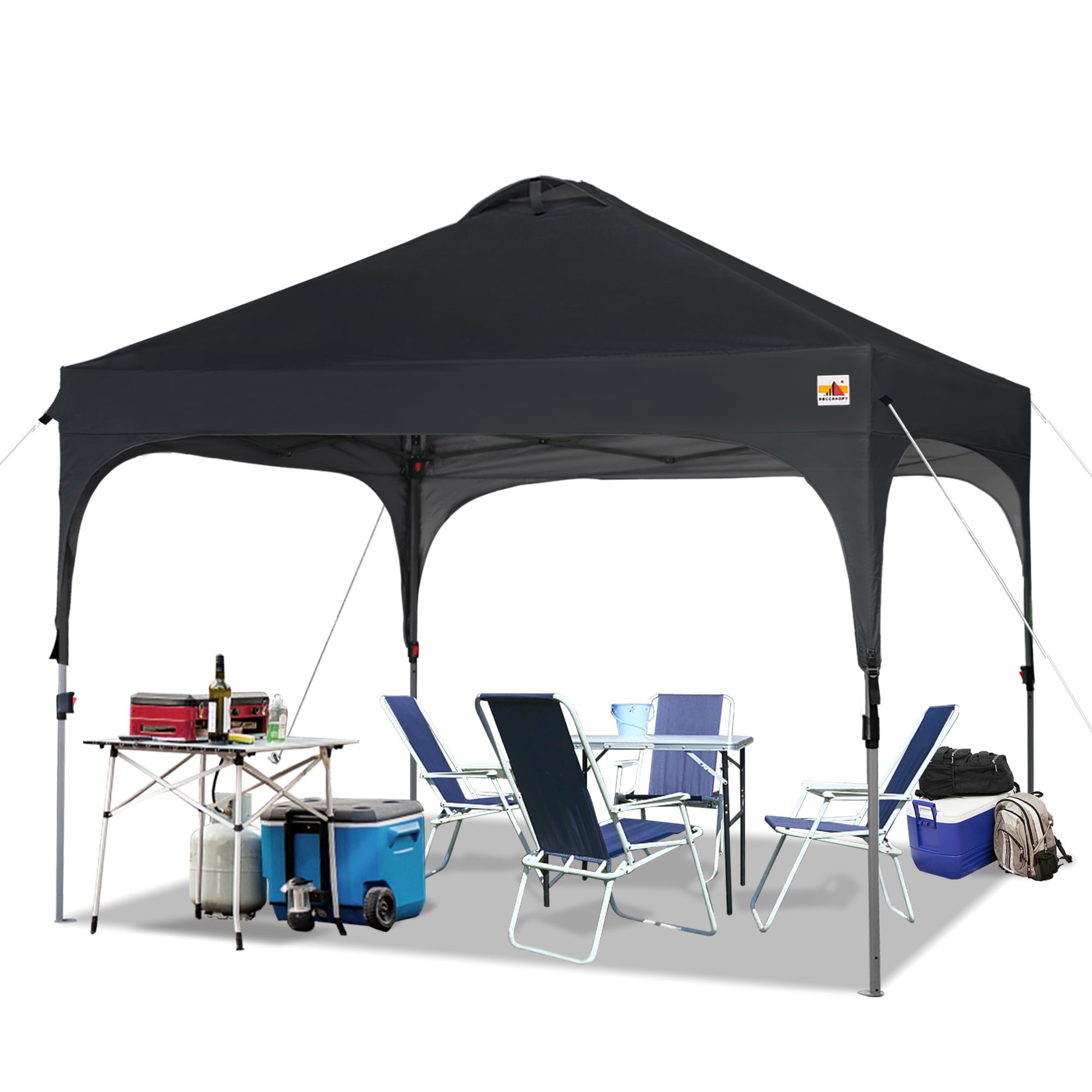 Gray ABCCANOPY Outdoor Pop up Canopy Tent 8x8 Camping Sun Shelter-Series 