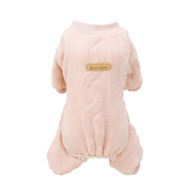 HOT DEALS Pet Dog Pajamas Cute Cat Dog Onesie Fleece Jumpsuits Coat for