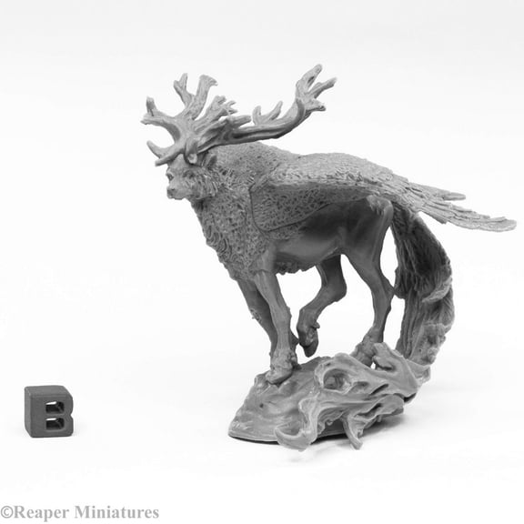 Reaper Miniatures: 44030 - Spirit Beast Bones Black Fantasy Miniature