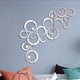 thumbnail image 1 of Pegatinas de pared acrílicas LIUYMXG 3D círculos estéreo plateado, 1 of 5