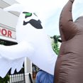 thumbnail image 4 of ALEKO Halloween Inflatable Decoration Haunted Forest with Lurking Ghosts - 7.5 Foot, 4 of 10
