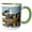 Green/White, variant on 3drose, Massachusetts, Cape Cod Provincetown - Us22 Wbi0471 - Walter Bibikow, 11oz Two-tone Black Mug