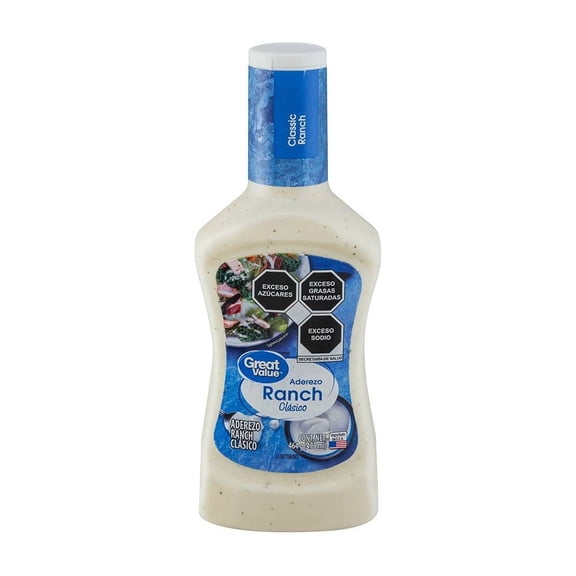 Aderezo Great Value ranch clásico 473 ml