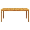 thumbnail image 3 of vidaXL Dining Table Brown Solid acacia wood Large Durable Dining Table, 3 of 5