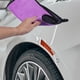 thumbnail image 3 of 6uds Microfibra Secado Toalla Para Coche 30 x 40cm 600GSM Gris Púrpura, 3 of 7