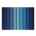 thumbnail image 1 of Navy Cutting Board, Plaques in Marine Tones Border Lines Sketchy Details Print Image, Decorative Tempered Glass Cutting and Serving Board, Small Size, Dark Blue and Pale Blue, by Ambesonne, 1 of 1