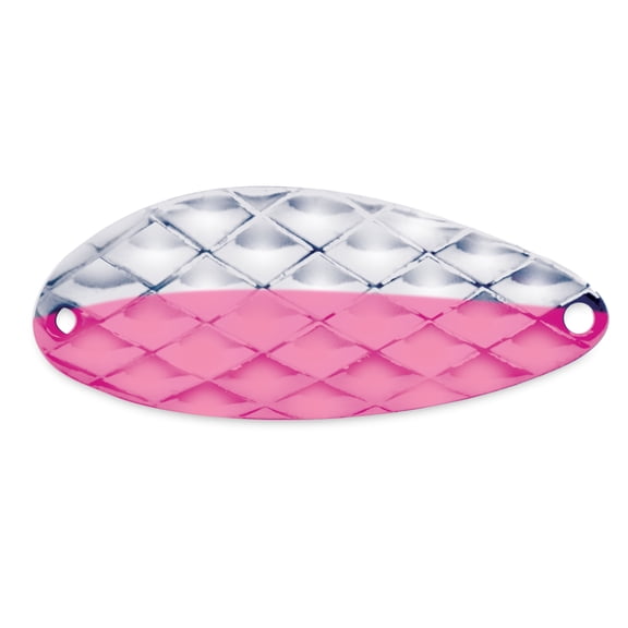 Acme Tackle Hammered Cleo Fishing Lure Spoon Neon Pink 2/5 oz.