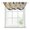 Yellow, variant on Yellow Abstract Sheer Waterfall Valance Curtains for Window, Boho Retro Zigzag Ikat Wave Modern Rod Pocket Sheer Topper Swag Curtains for Living Room, Kitchen 38.5"W x 47.2"L, 1 Panel