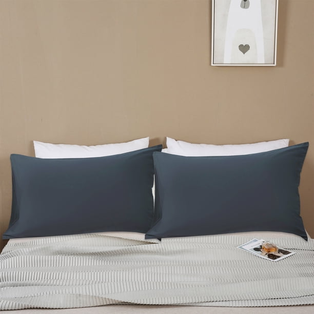 Juego de Fundas de Almohada de Microfibra con Cierre de Sobre para Parejas
