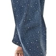thumbnail image 4 of Jeans Wide Leg con aplicaciones brillantes Roman Fashion /Tallas Extras, 0203 (Azul medio) azul 40, 4 of 9