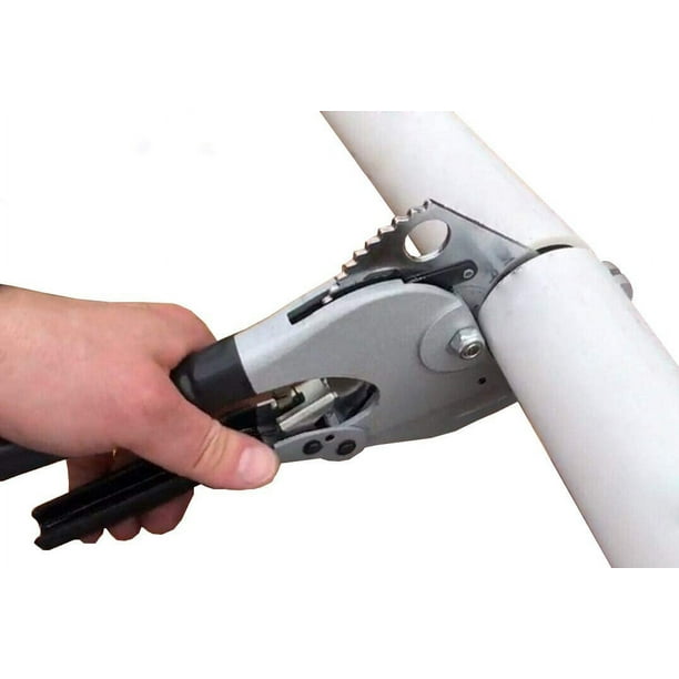 Zhuge Cortador de PVC, corta tubos con una capacidad de hasta 2-1/2", cortador con trinquete, cortador de tubos con una mano (cortador de PVC)