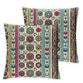 thumbnail image 2 of COMIO Throw Pillow Covers Cute Colorful Geometric Circle Polka Dots with Blue White Cream Green and Pink Orange Backdrop Art for Living Room Bedroom Sofa,2 pcs White, 2 of 6
