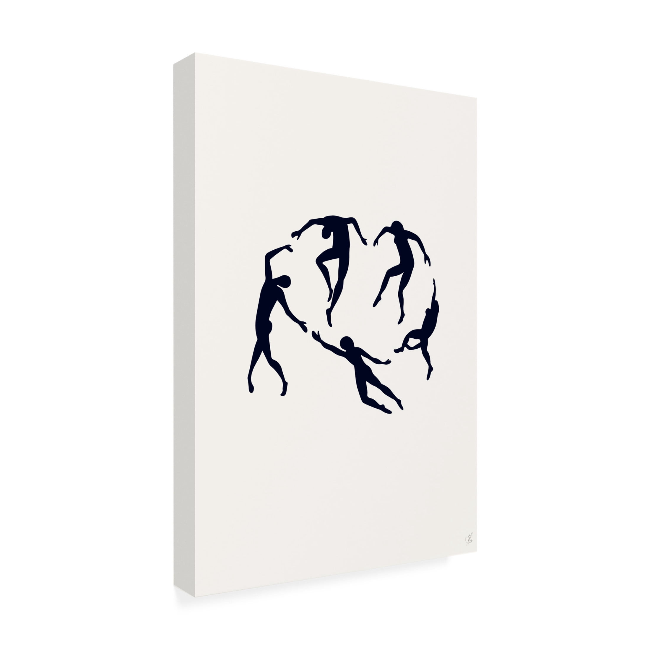 Canvas Wall Art - Anne-Marie Volfova 'Dance 2' Wall Art for Living Room, Bedroom, or Office D?cor by Trademark Fine Art - 16 x 24 Inches