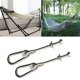 thumbnail image 2 of 2 Pack Weatherproof Hanging Chair Heavy Duty Metal Hook Support 300kg Ergonomic Outdoor Swing Suitable for Adults Kids, 2 of 5