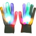 thumbnail image 1 of Guantes LED brillantes/coloridos, luces LED intermitentes/multicolor para fiestas/clubes/Navidad/correr/Halloween, 1 of 5