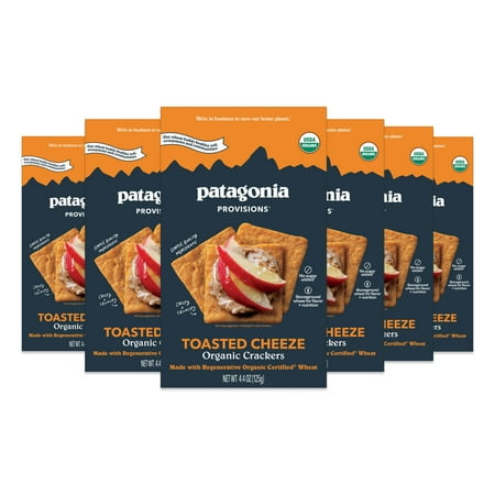 Patagonia Provisions Cracker Cheddar Cheese (6 Pack) 4.4 oz