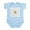 Sky Blue, variant on CafePress - Daisies Infant Bodysuit - Baby Light Bodysuit, Size Newborn - 24 Months