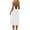 `White, variant on Hurxie Cami Backless Dresses for Women Solid Color Spaghetti Strap Low Back House Linen Dress Tea Length Gauze A Line Dress Black,S