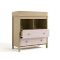 thumbnail image 4 of Storkcraft Alpine 2-Drawer Infant Changing Table Dresser, Driftwood with Blush, 4 of 13